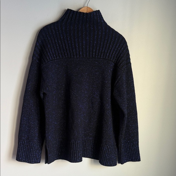 COS High-Neck Metallic wool oversized sweater - Picture 2 of 9